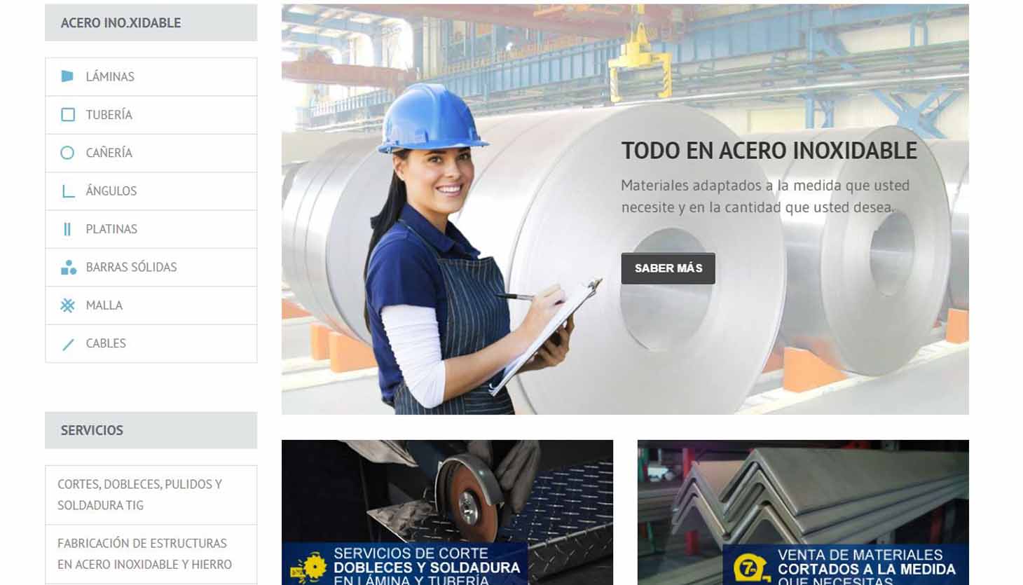 Aceros Ioxidables de CA